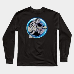 Guitar Player Rocks out on the Guitar Long Sleeve T-Shirt